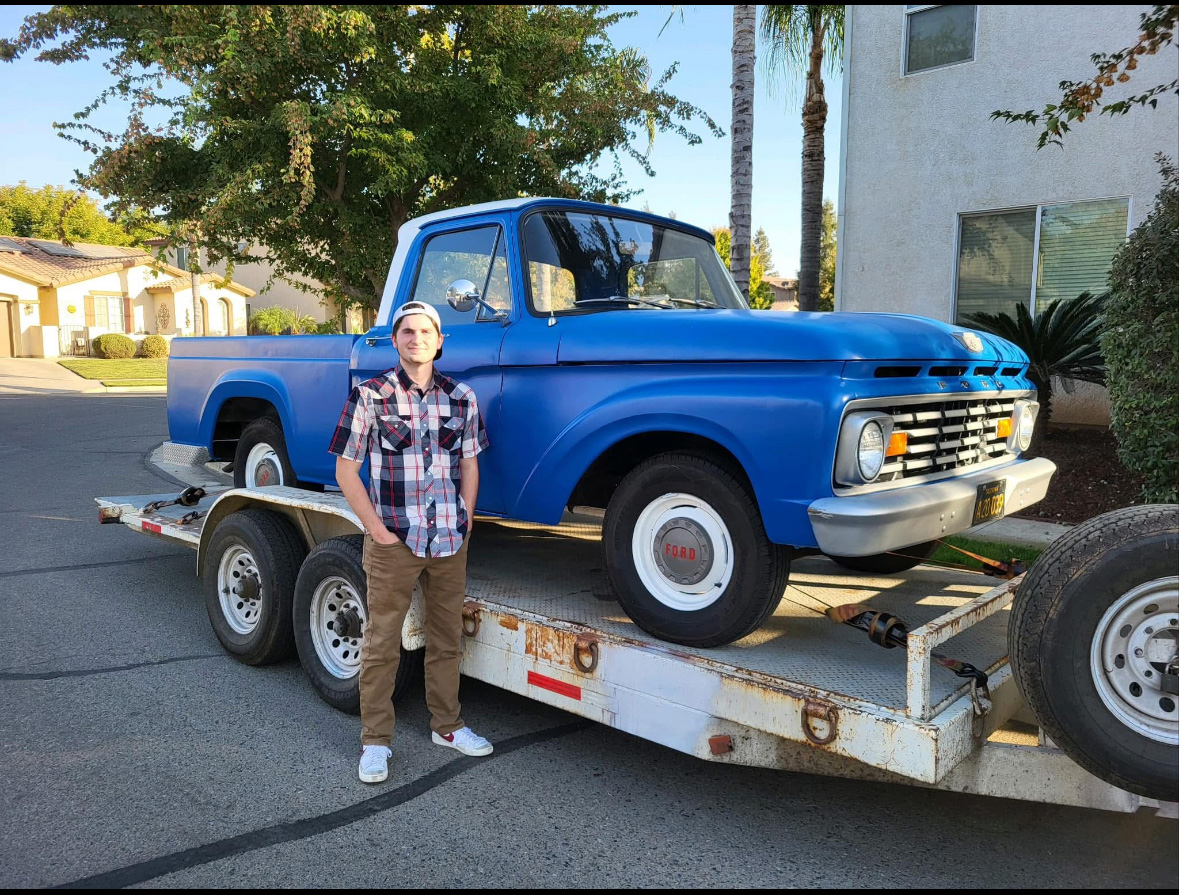 Nolan R. Andersen's 963 Ford F100 Truck — Visalia chapter Member of the Month, July 2026